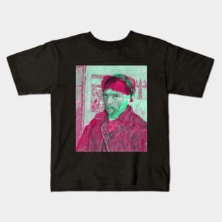 Van Gogh Interactive Magenta&Green Filter T-Shirt By Red&Blue Kids T-Shirt